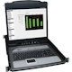 Eaton Tripp Lite Series NetDirector 8-Port 1U Rack-Mount Console KVM Switch with 19-in. LCD + 8 PS2/USB Combo Cables, TAA