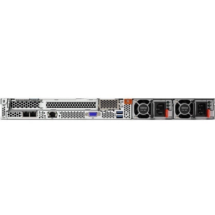 Lenovo ThinkSystem SR630 7X02A03HAU 1U Rack Server - 1 Xeon Gold 6134 3.20 GHz - 32 GB RAM - 12Gb/s SAS, Serial ATA/600 Controller