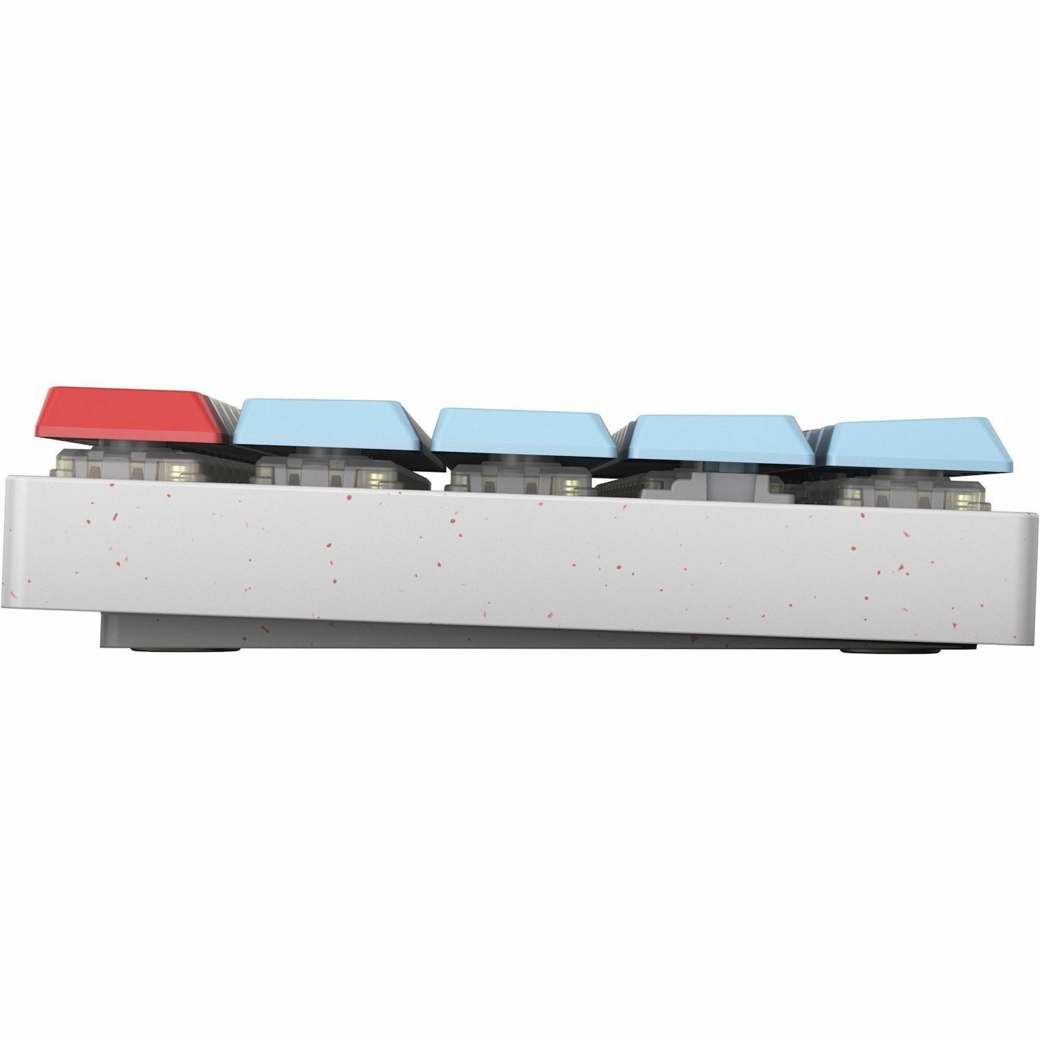 CHERRY MX-LP 2.1 Gaming Keyboard - Wireless Connectivity - USB Type C Interface - RGB LED - French - White