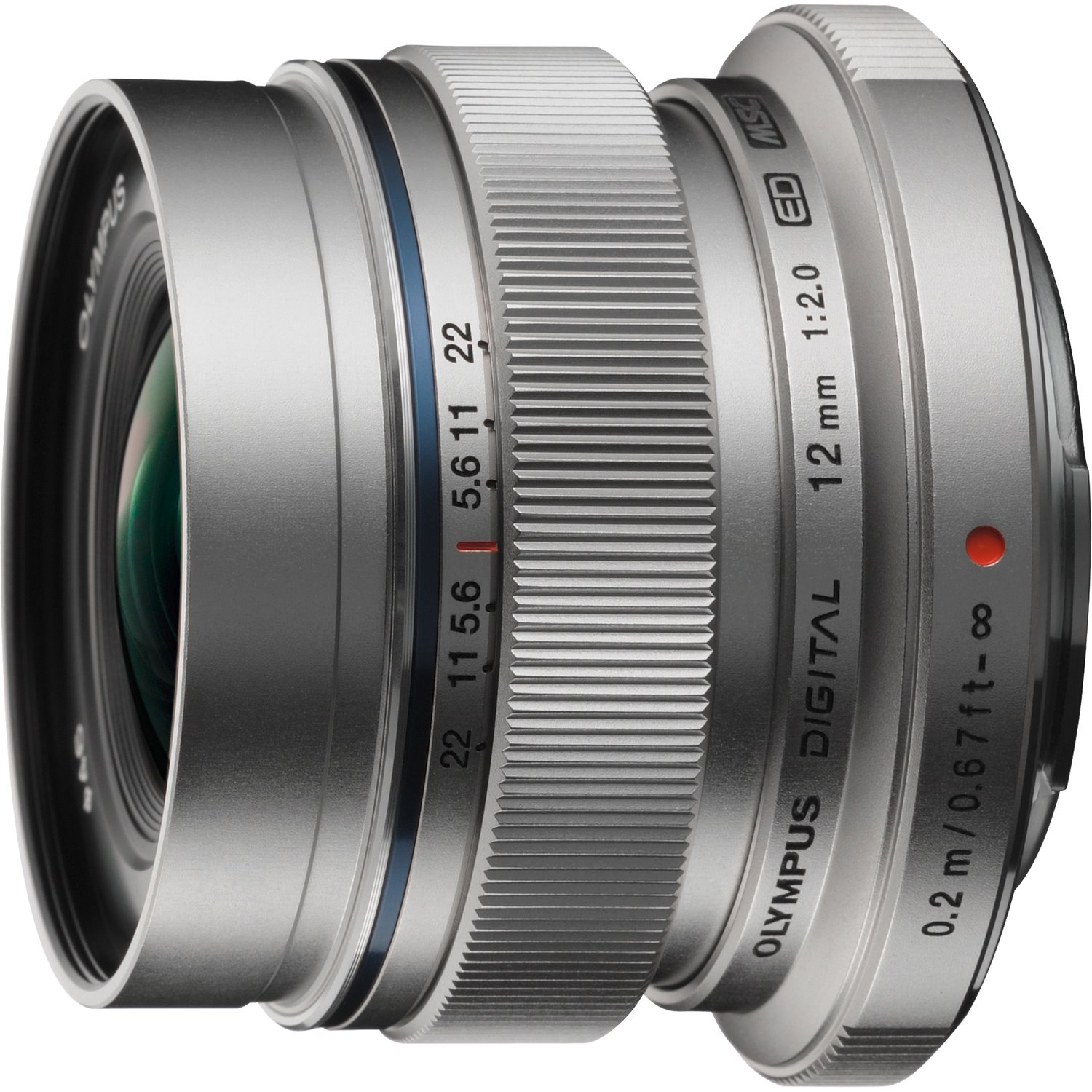 Olympus M.ZUIKO DIGITAL V311020SU000 - 12 mm - f/22 - f/2 - Wide Angle Fixed Lens for Micro Four Thirds