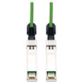 Eaton Tripp Lite Series SFP+ 10Gbase-CU Passive Twinax Copper Cable, SFP-H10GB-CU3M Compatible, Green, 3M (9.84 ft.)
