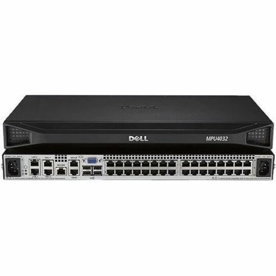 Dell Digital KVM over IP Switch 32 port KVM switch Dual AC Power Four User