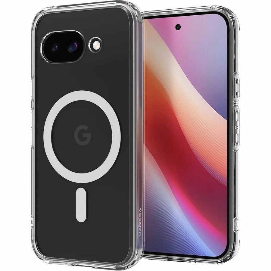Spigen Ultra Hybrid Metal Ring (MagFit) Mobiele Telefoon Behuizingen 16 CM (6.3") Hoes Transparant Wit ** New Retail **