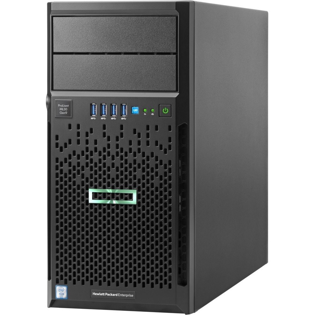 HPE ProLiant ML30 G9 4U Tower Server - 1 Xeon E3-1240 v6 3.70 GHz - 8 GB RAM - Serial ATA/600 Controller