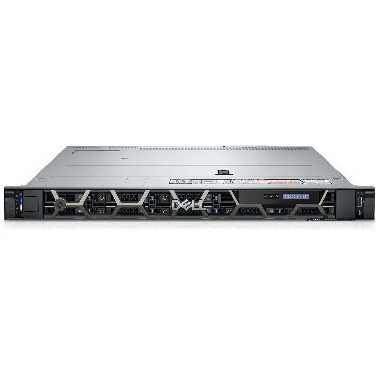 Dell EMC PowerEdge R450 1U Rack-mountable Server - 1 Xeon Silver 4309Y 2.80 GHz - 16 GB RAM - 600 GB HDD - (1 x 600GB) HDD Configuration - 12Gb/s SAS Controller