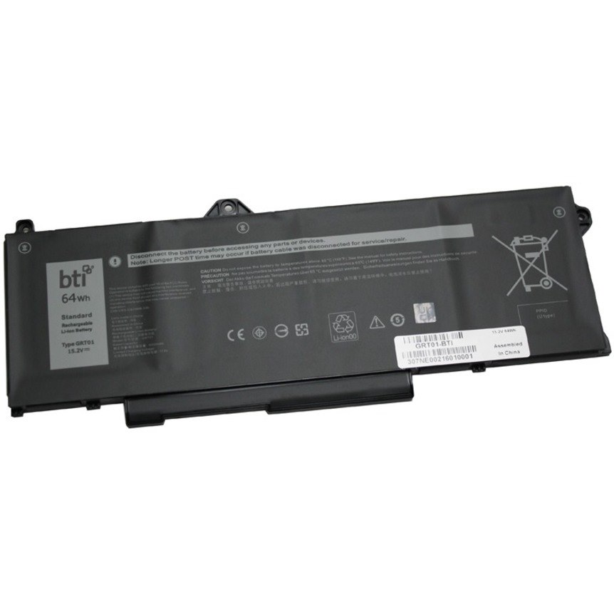 BTI GRT01-BTI 4-CELL 15.2V LI-ION BATTERY 00P3TJ, 0R05P0, 0VXD57, CN-0R05P0, GRT01, R05P0