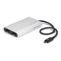 StarTech.com Thunderbolt 3 to Dual DisplayPort Adapter - 4K 60Hz Dual Monitor TB3 DisplayPort 1.2 Video Adapter - Thunderbolt 3 Certified