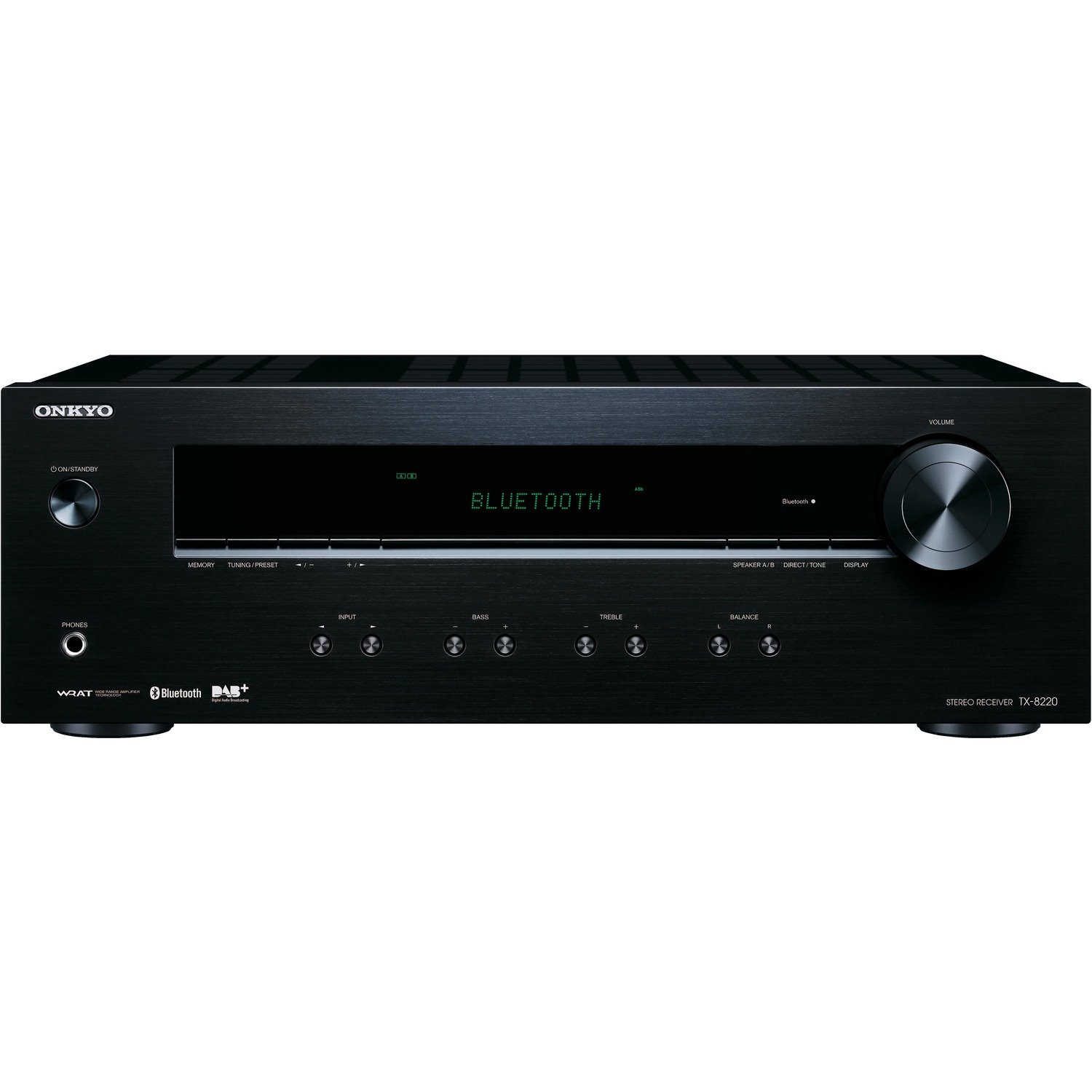 Onkyo TX-8220 AM/FM Receiver - 200 W RMS - 2 Channel - Black