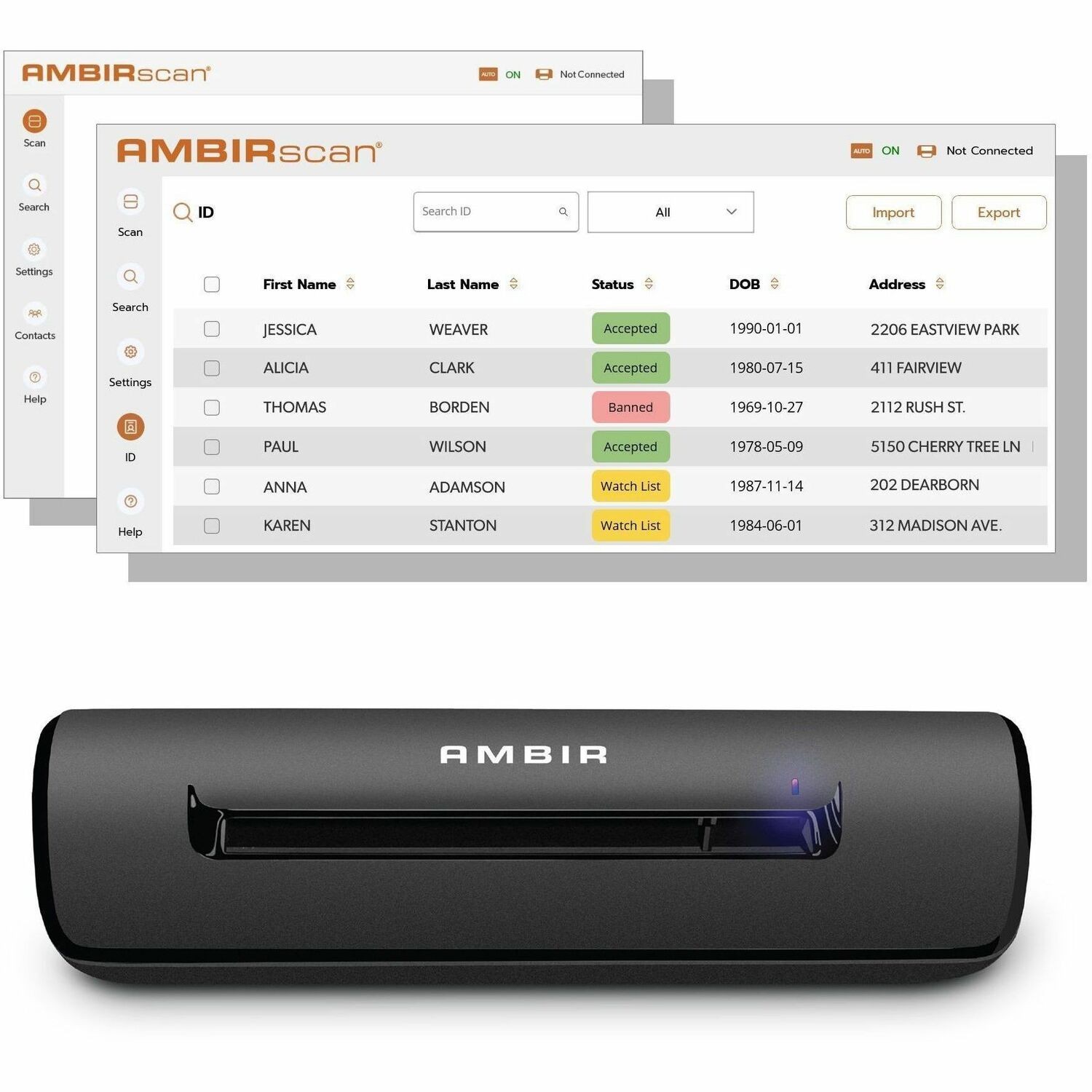 Ambir Technology Ps667-As Simplex Scanner