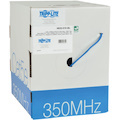 Tripp Lite by Eaton Cat5e 350 MHz Solid Core (UTP) PVC Bulk Ethernet Cable - Blue 1000 ft. (304.8 m) TAA