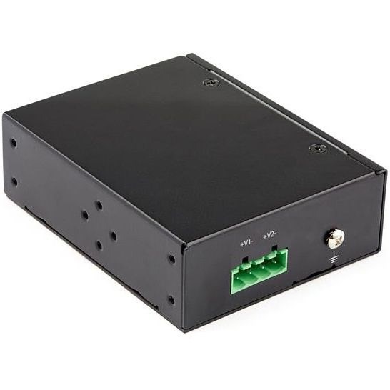 StarTech.com Industrial Gigabit PoE Injector - High Speed 90W 802.3bt PoE++ 52V-56VDC Ultra Power Over Ethernet/UPoE Injector -40C to +75C