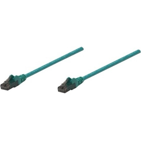 Intellinet Patch Cable Cat6 Green 0.5FT Snagless Boot