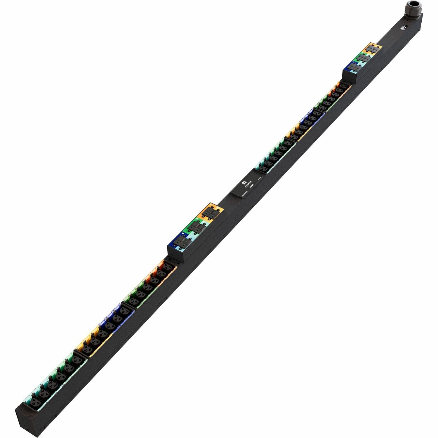 Vertiv PowerIT VP1U60A2 Basic High Density rPDU, Vertical, Three Phase, 36 Combination C13/C19 Outlets, 60/63A, 240/415V WYE, 0U
