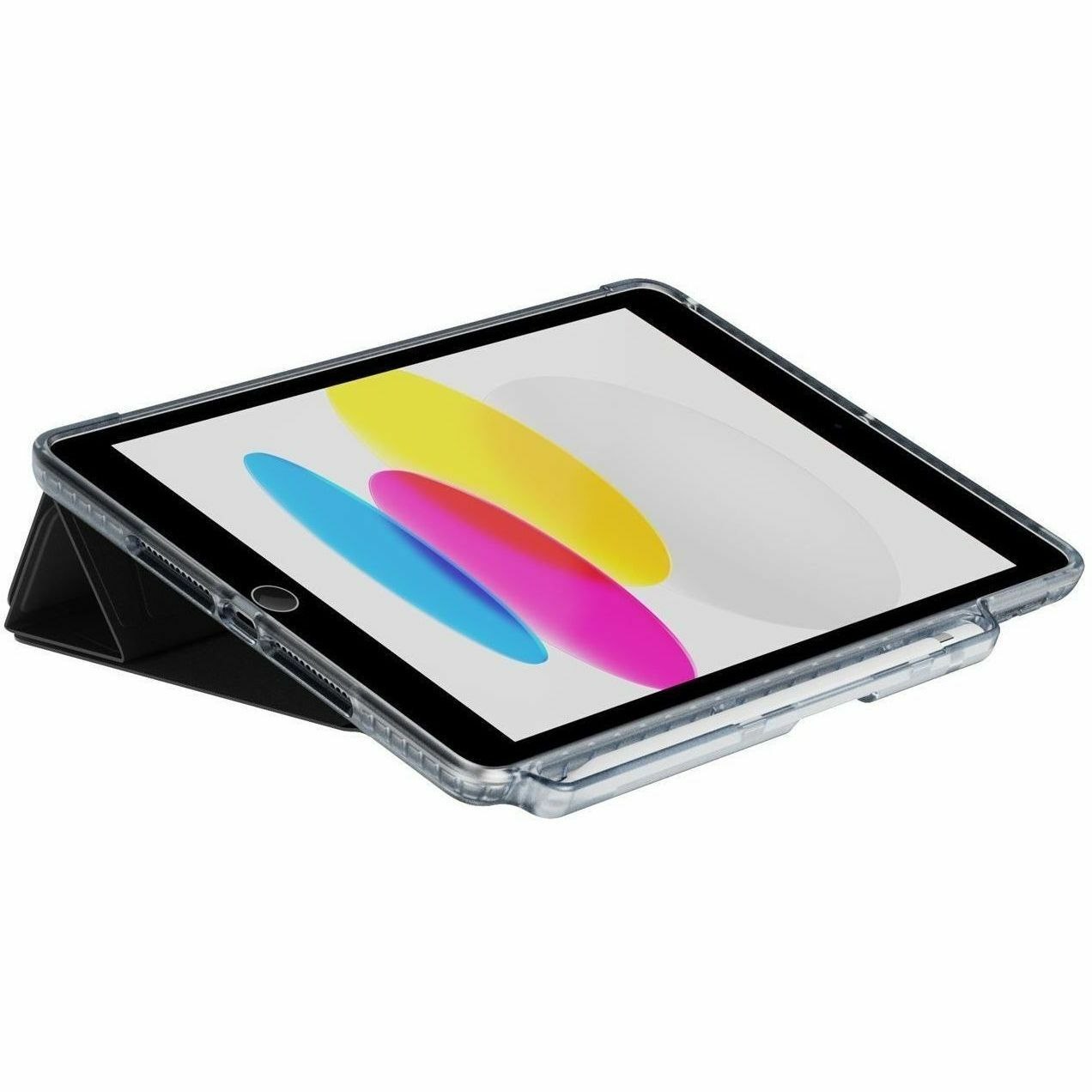 Tech21 Evo Folio Carrying Case (Folio) for 25.4 cm (10") to 25.9 cm (10.2") Apple iPad (7th Generation), iPad (8th Generation), iPad (9th Generation) Tablet - Black
