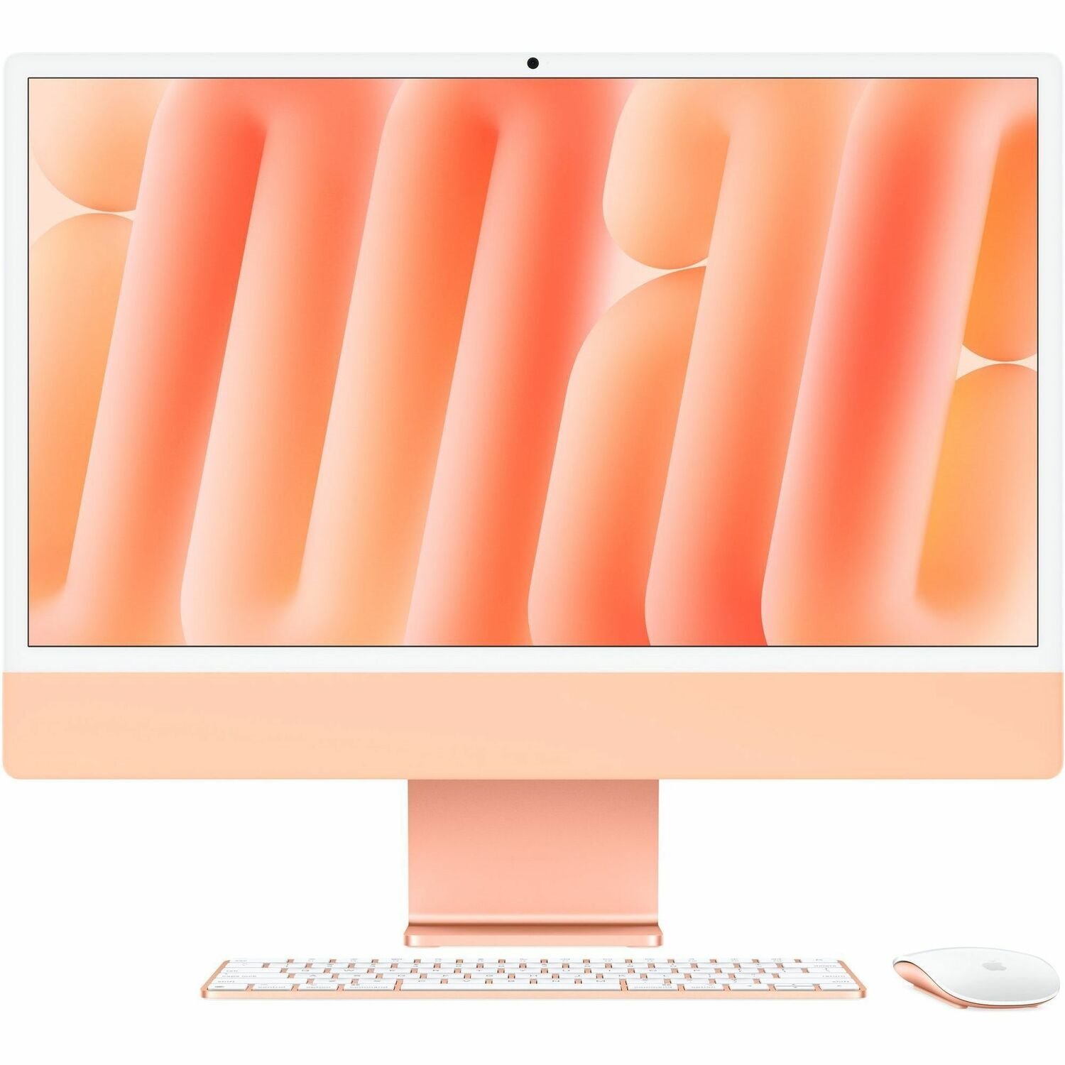 Apple iMac All-in-One Computer - Apple M4 4th Gen - 16 GB - 256 GB SSD - 61 cm (24") 4.5K - Desktop - Orange