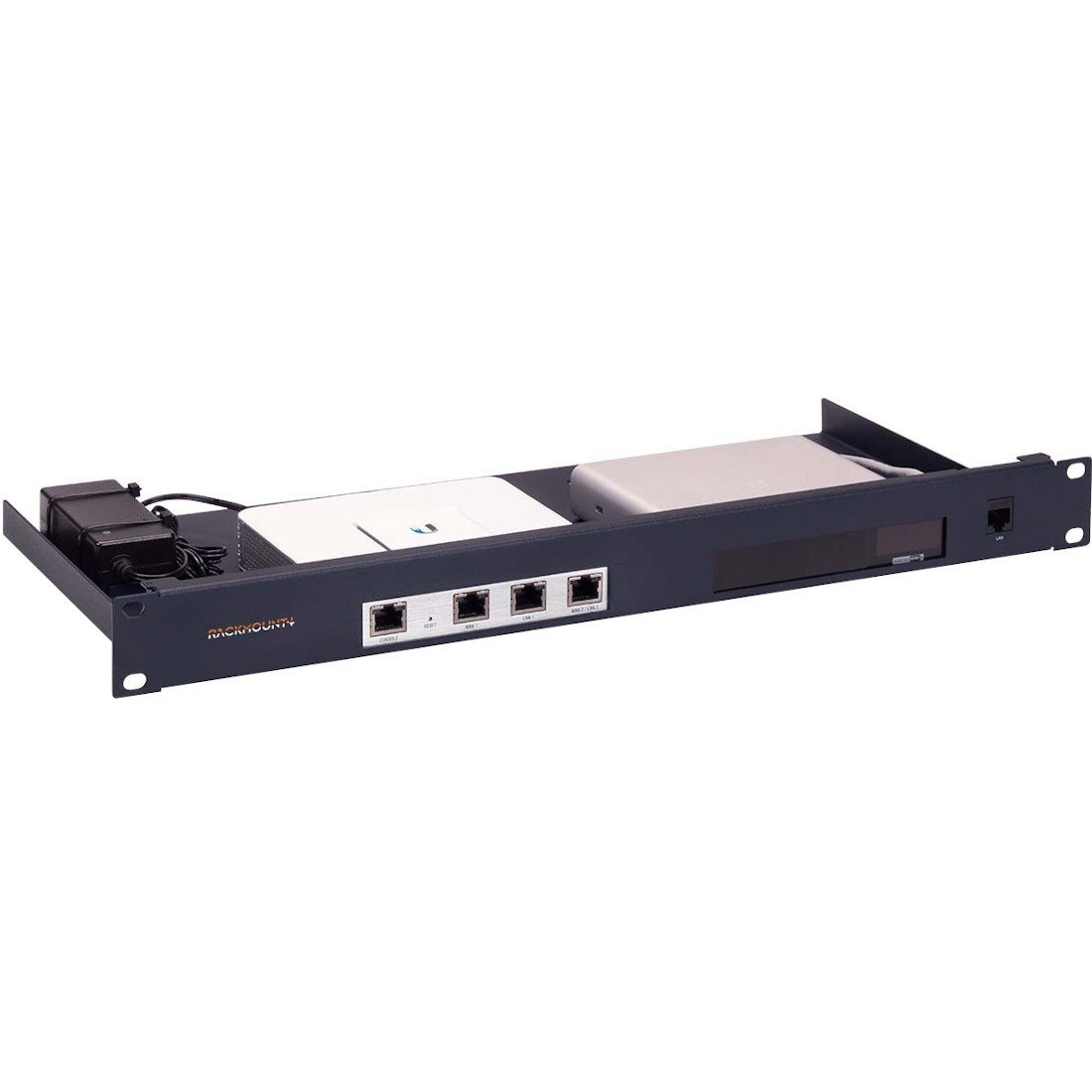 RACKMOUNT.IT UB-RACK Rack Mount for Network Device, Power Supply, Switch - Metallic Dark Blue