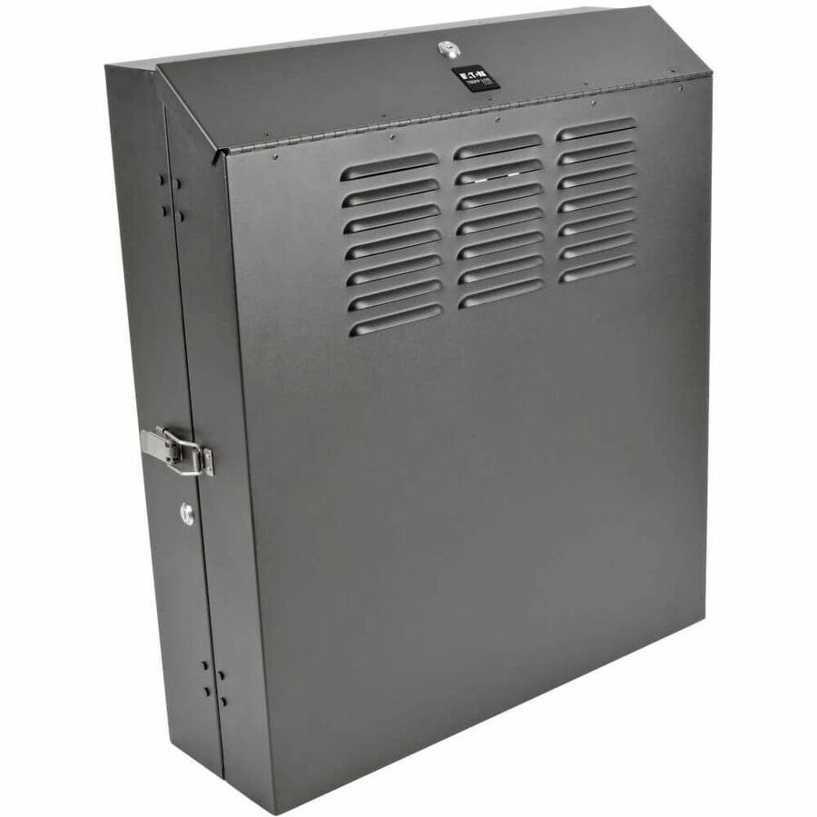 Eaton Tripp Lite Series SmartRack 4U Low-Profile Vertical-Mount Switch-Depth Wall-Mount Rack Enclosure Cabinet