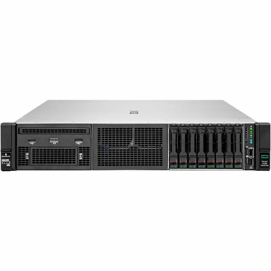 HPE SMART CHOICE ProLiant DL380 G10 Plus 2U Rack Server - 1 x Intel Xeon Silver 4314 2.4 GHz - 128 GB RAM - 960 GB SSD - (2 x 480GB) SSD Configuration - 12Gb/s SAS, Serial ATA, NVMe Controller