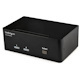 StarTech.com 2 Port DisplayPort Dual-Monitor KVM Switch - DisplayPort KVM - 4K 60 Hz