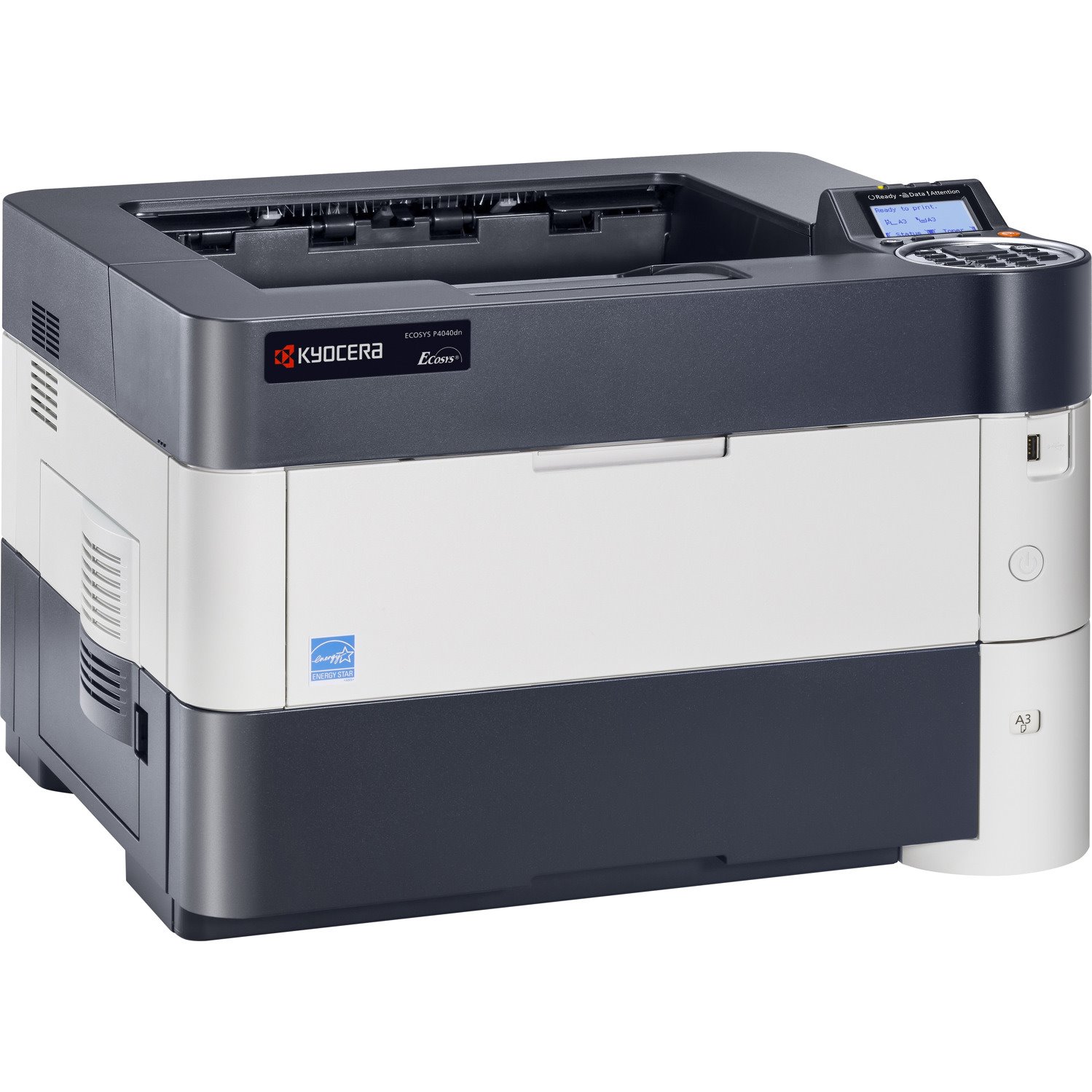 Kyocera Ecosys P4040DN Desktop Laser Printer - Monochrome