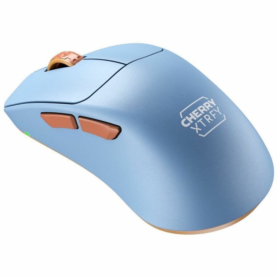 CHERRY XTRFY CX-M68W-BLUE Gaming Mouse - Radio Frequency - USB Type C - Pixart 3395 - Blue