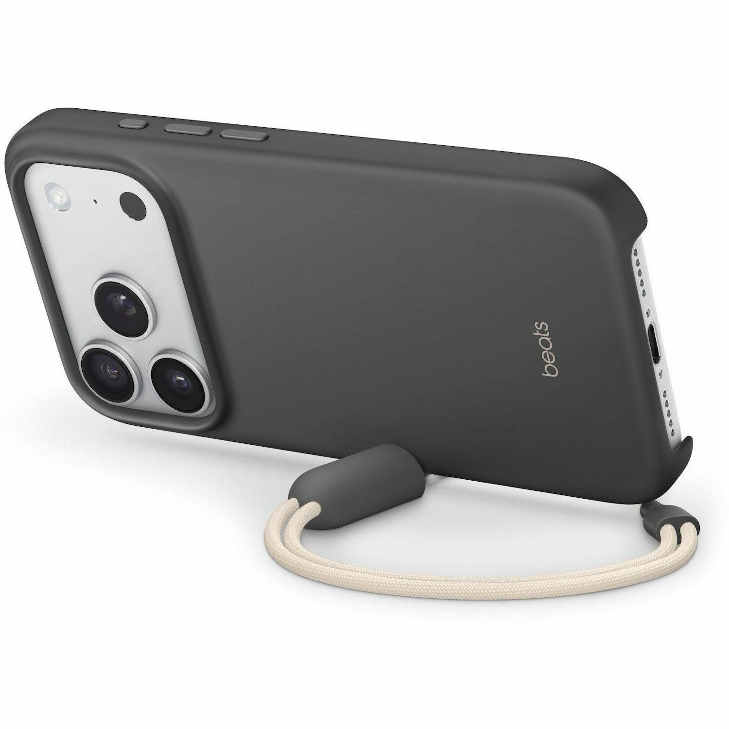 Beats by Dr. Dre Carrying Case Apple iPhone 17 Pro Smartphone - Granite Gray