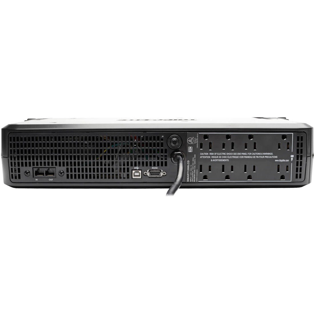 Eaton Tripp Lite Series Smart LCD 1500VA 900W 120V Line-Interactive UPS - 8 Outlets, USB, DB9, 2U Rack/Tower