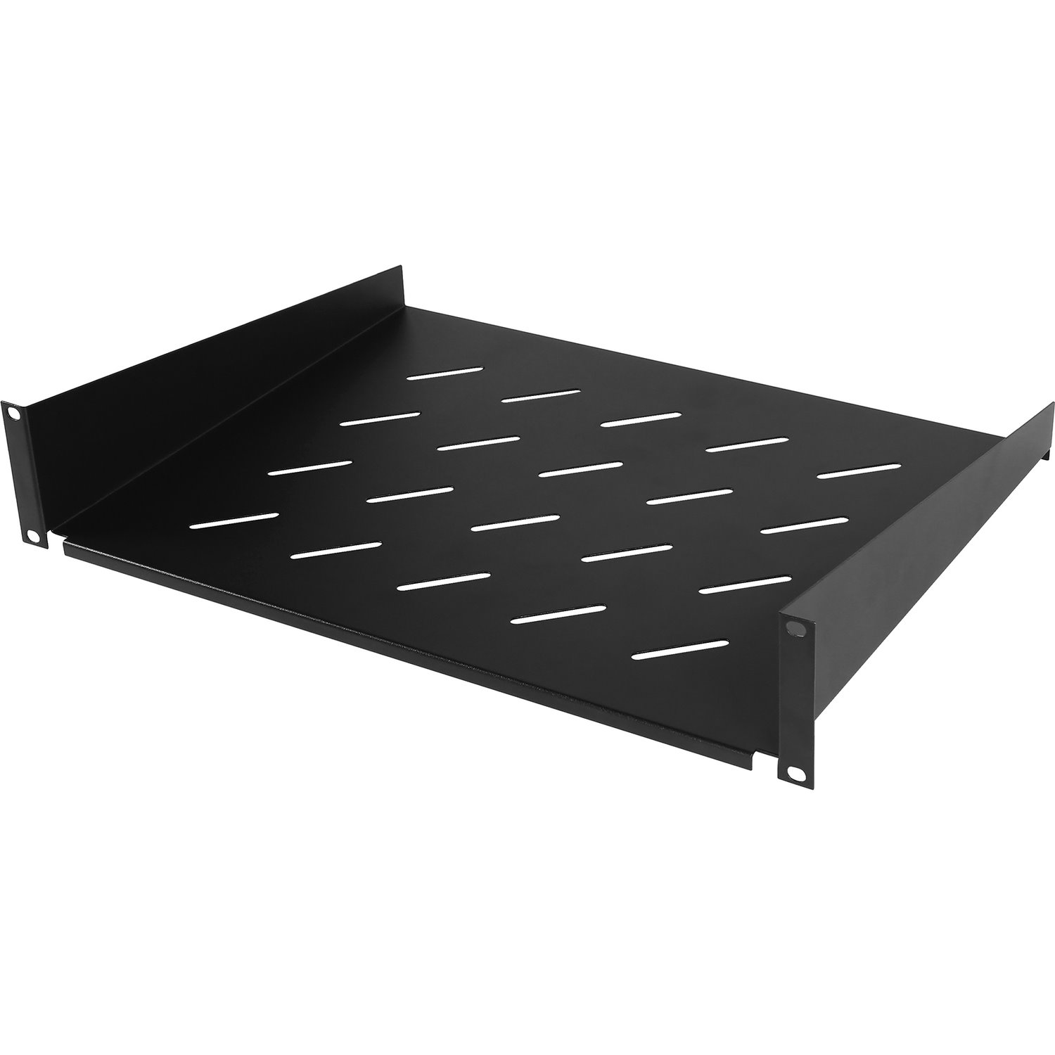 CyberPower CRA50001 2U Rack-mountable Rack Shelf for Monitor, Server - 482.60 mm Rack Width x 330.20 mm Rack Depth - Black