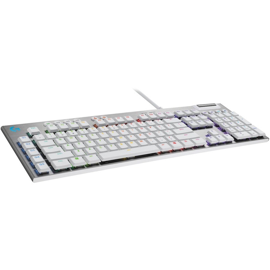 Logitech G G815 Gaming-toetsenbord - Kabel Verbinding - USB Interface - Frans - AZERTY indeling - Wit