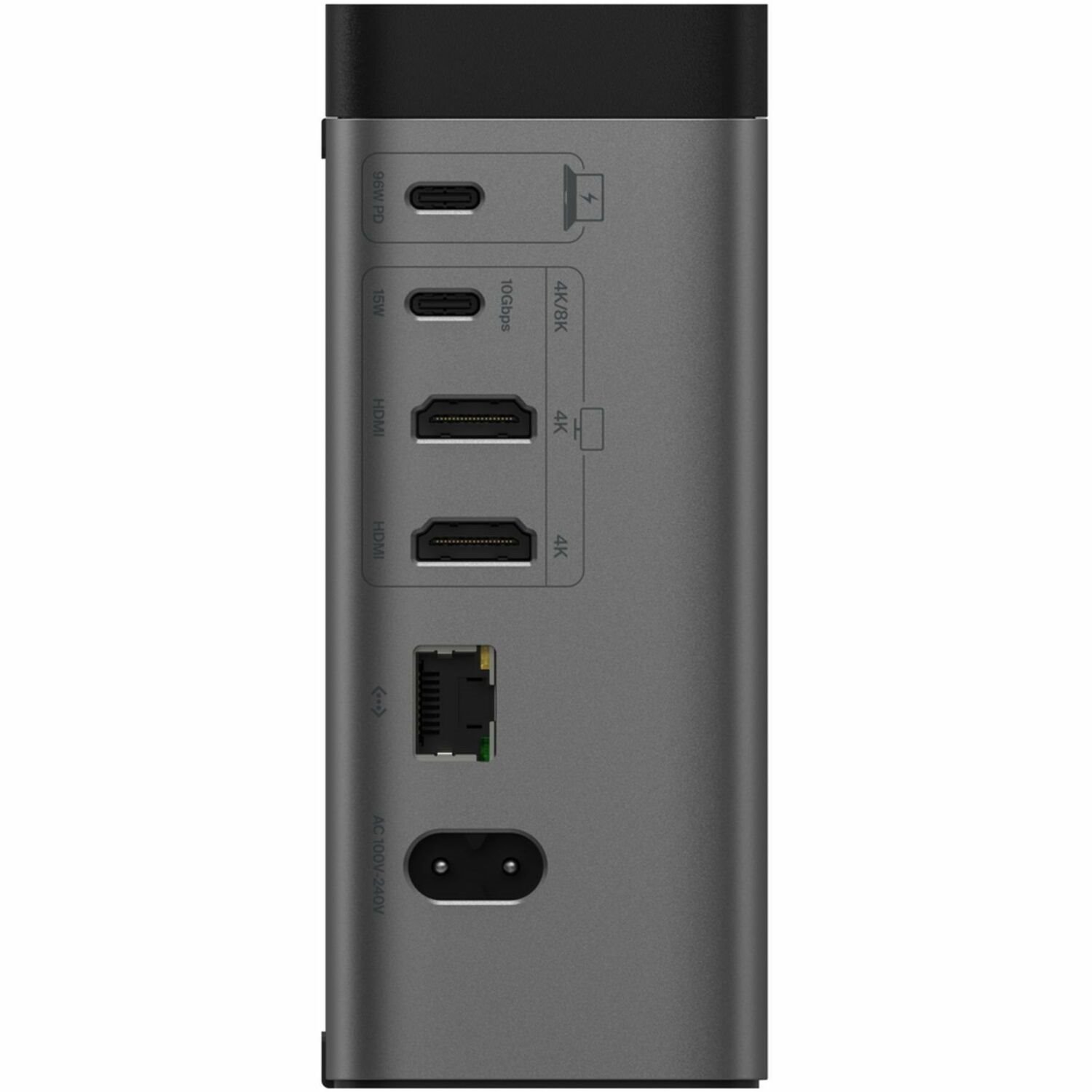 Belkin 11-in-1 Triple Display USB-C Docking Station - 10 Gbps - 1xUSB-A, 4xUSB-C, 2xHDMI, 1xEthernet, 1x3.5mm Audio, 1xSD, 1xMicro SD - w/ USB-C Cable - Grey