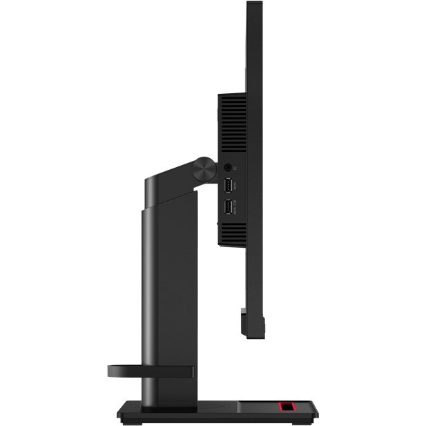 Lenovo ThinkVision T24v-20 24" Class Full HD LED Monitor - 16:9 - Raven Black