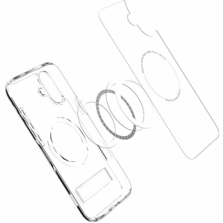 Spigen Slim Armor Essential S MagFit Case Crystal Clear For iPhone 16