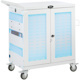 Eaton Tripp Lite Series Safe-IT Multi-Device UV Charging Cart, Hospital-Grade, 32 USB Ports, iPad and Android Tablets, Antimicrobial, White