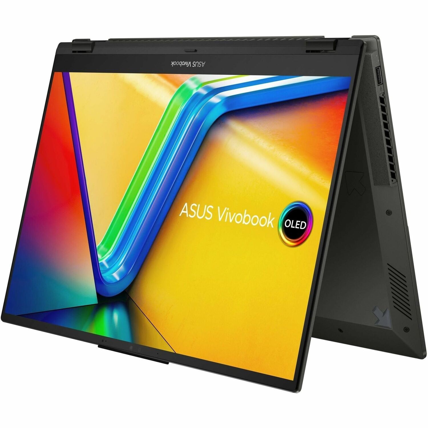Asus Vivobook S 16 Flip OLED TN3604 TN3604YA-DS51T 16" Touchscreen Convertible 2 in 1 Notebook - WUXGA - 60 Hz - AMD Ryzen 5 7530U - 8 GB - 512 GB SSD - Midnight Black