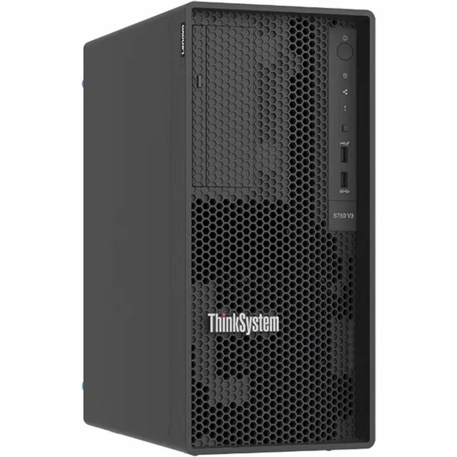 Lenovo ThinkSystem ST50 V3 7DF3A03CNA Tower Server - 1 x Intel Xeon 6333P 3.10 GHz - 16 GB RAM - Serial ATA/600 Controller