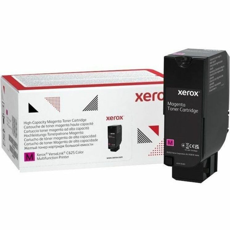 Xerox Genuine Xerox&reg; VersaLink&reg; C625 Color Multifunction Printer Magenta High capacity Toner Cartridge (16000 Pages) - 006R04638