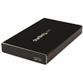 StarTech.com Drive Enclosure SATA/600 - USB 3.0 Micro-B Host Interface - UASP Support External - Black