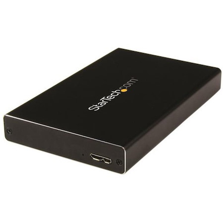 StarTech.com 2.5" IDE Hard Drive Enclosure â€" Supports UASP â€" Aluminum â€" IDE and SATA â€" USB 3.0 HDD Enclosure â€" External Drive