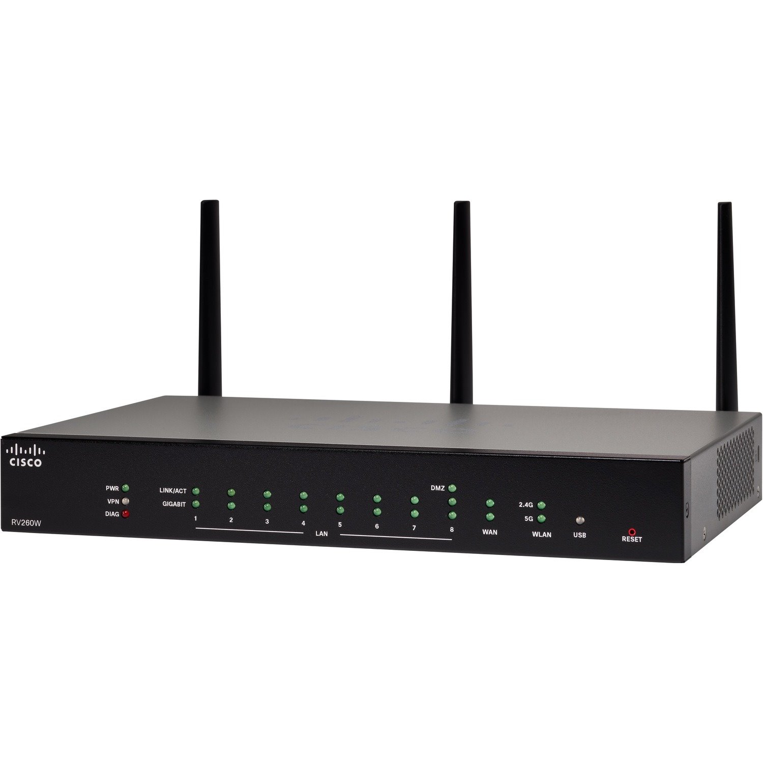 Cisco RV260W Wi-Fi 5 IEEE 802.11ac Ethernet Wireless Router - Refurbished