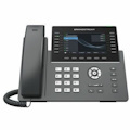 Grandstream GRP2650 IP Phone - Corded - Corded/Cordless - Wi-Fi, Bluetooth - 5 Multiple Conferencing - Wall Mountable, Stand Mountable