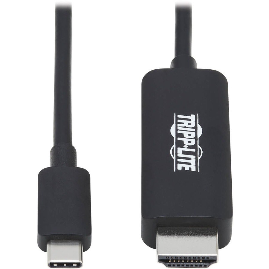 Eaton Tripp Lite Series USB-C to HDMI Adapter Cable (M/M), 4K, 4:4:4, Thunderbolt 3 Compatible, Black, 6 ft. (1.8 m)