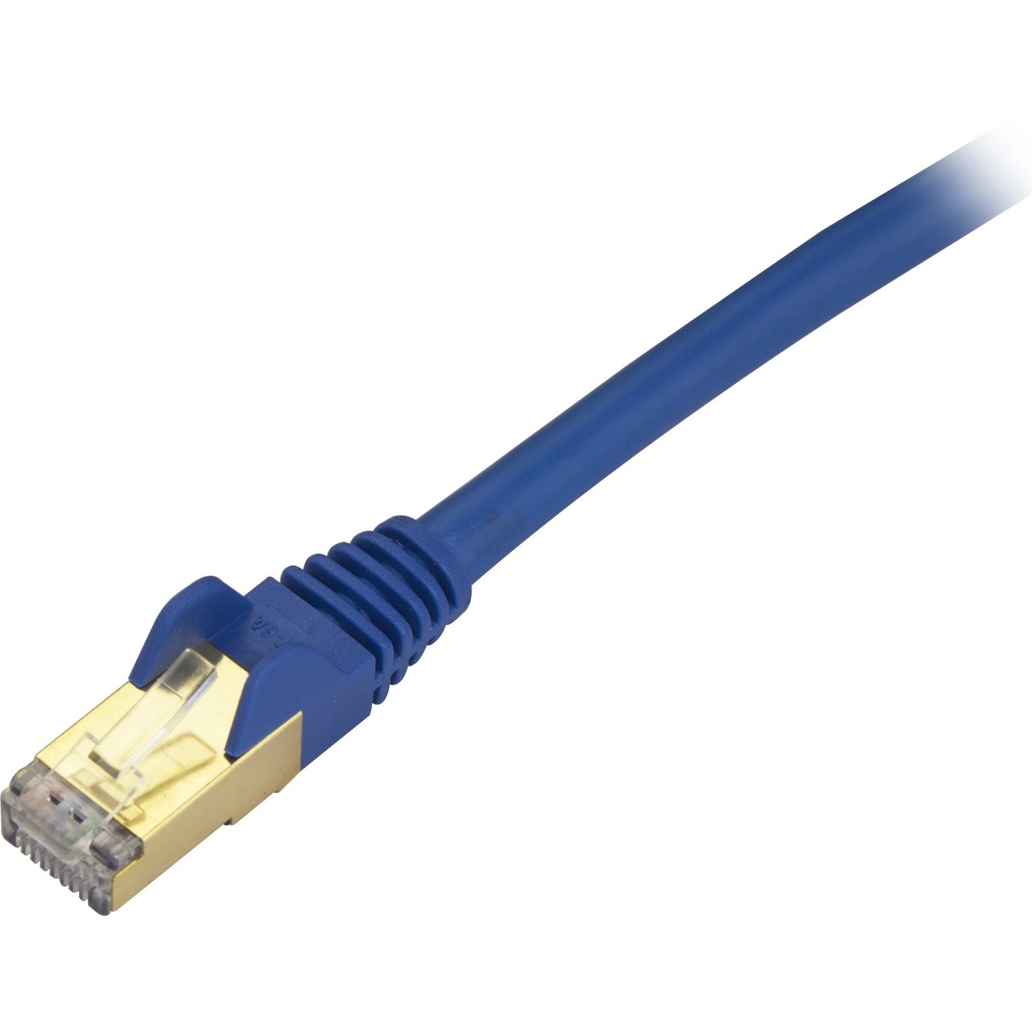 StarTech.com 10ft CAT6a Ethernet Cable - 10 Gigabit Category 6a Shielded Snagless 100W PoE Patch Cord - 10GbE Blue UL Certified Wiring/TIA