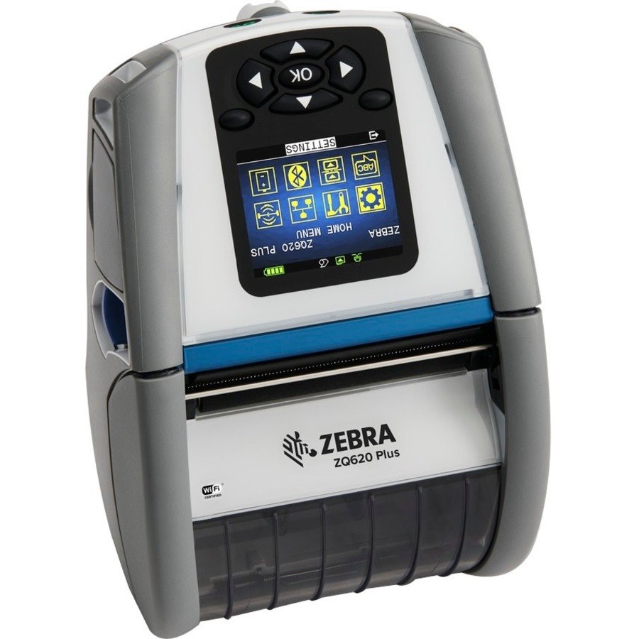 Zebra ZQ620 Plus-HC Desktop, Industrial, Mobile Direct Thermal Printer - Monochrome - Label/Receipt Print - Bluetooth - Wireless LAN - Near Field Communication (NFC)