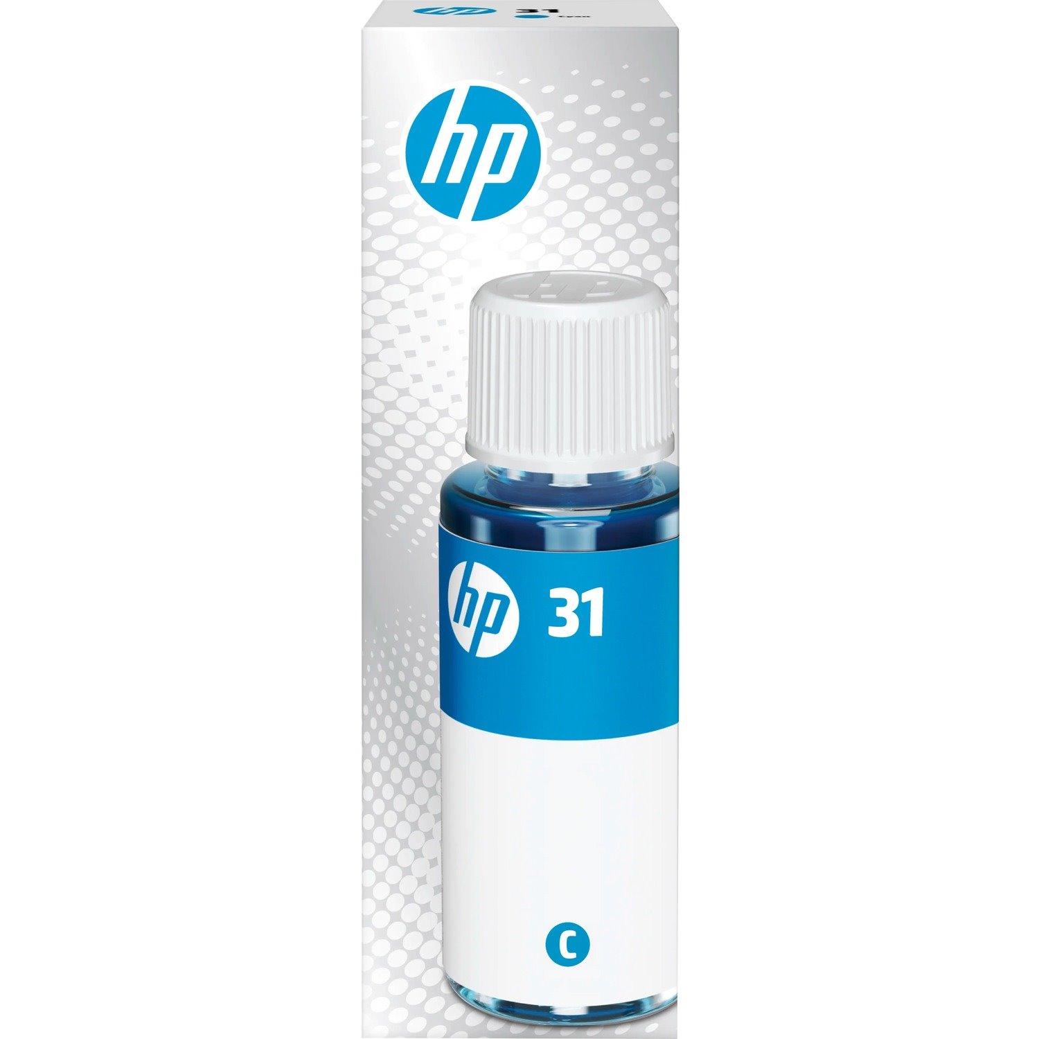 HP 31 70-ml Cyan Original Ink Bottle, 1VU26AN