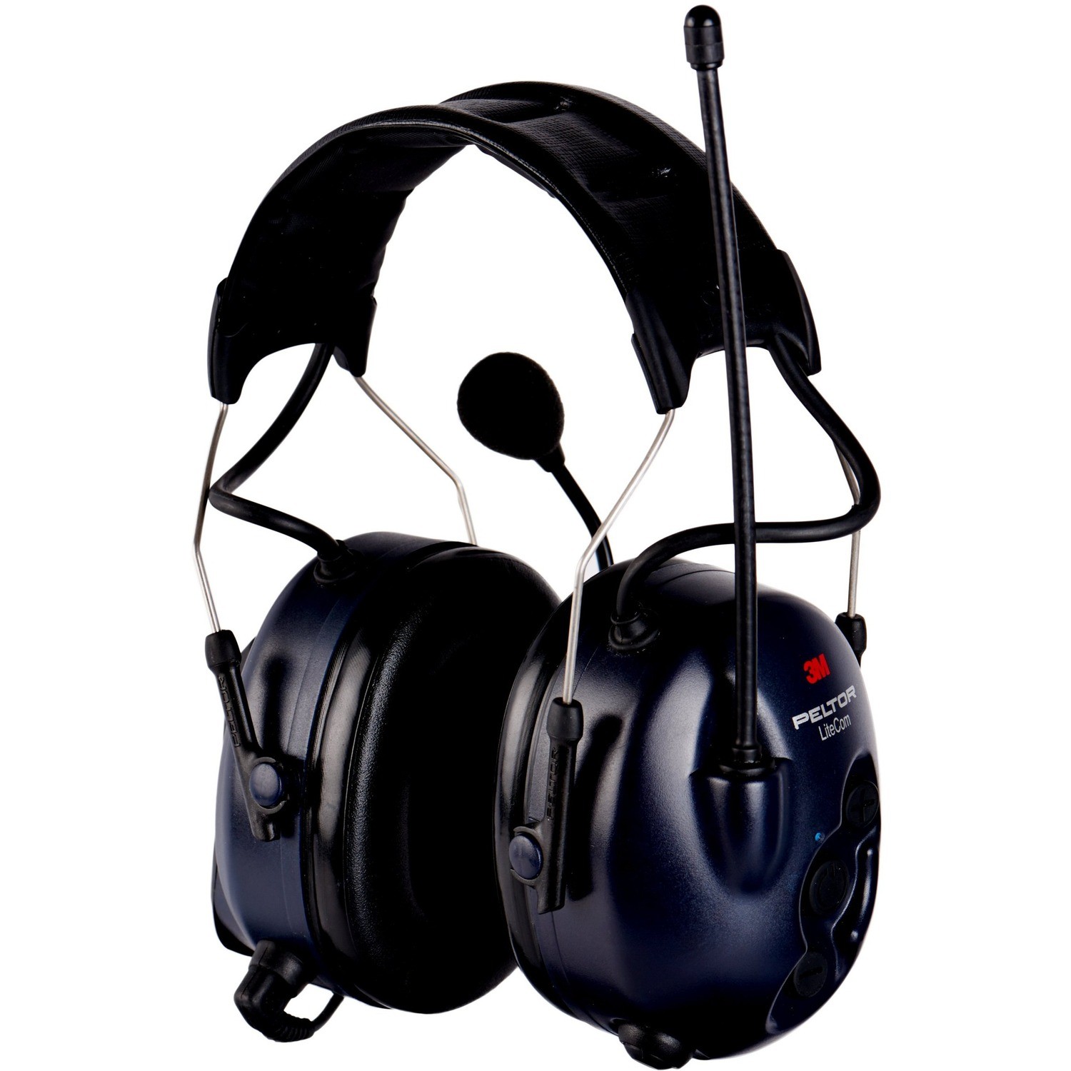 Peltor LiteCom Wired/Wireless Over-the-head Stereo Headset - Blue