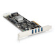 StarTech.com 4 Port PCIe USB Card