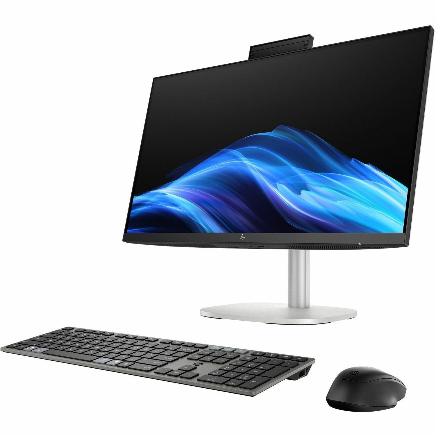 HP EliteStudio 8 AiO G1i Desktop AI Computer - Intel Core Ultra 5 235 - vPro Technology - 16 GB - 512 GB SSD - 23.8" Full HD Touchscreen - Desktop - Pike Silver