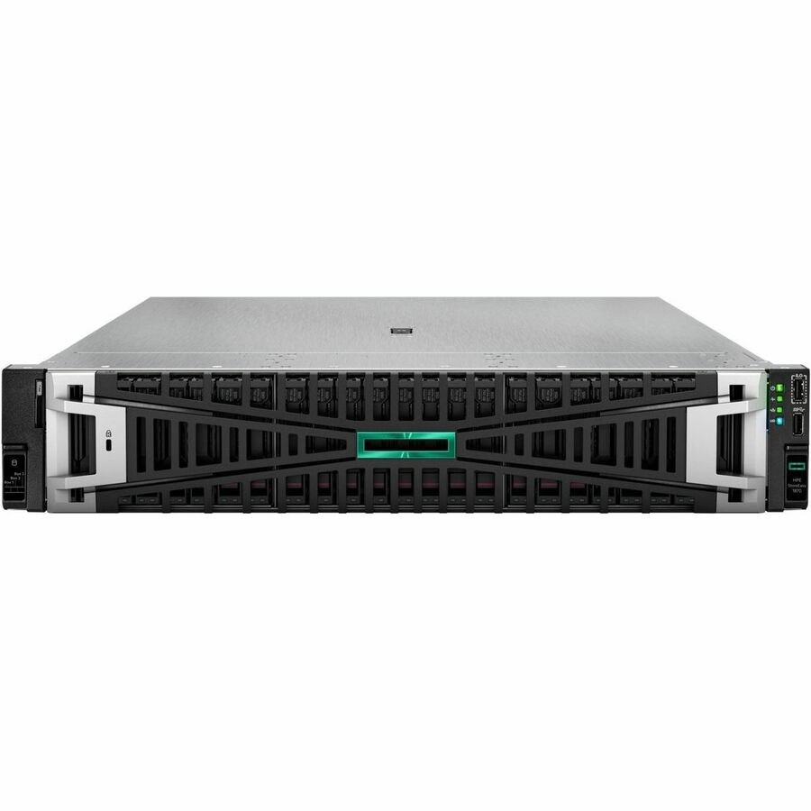 HPE StoreEasy 1870 24 x Total Bays SAN/NAS Storage System - Intel Xeon Gold Hexadeca-core (16 Core) 2 GHz - 32 GB RAM - DDR5 SDRAM - 2U Rack-mountable