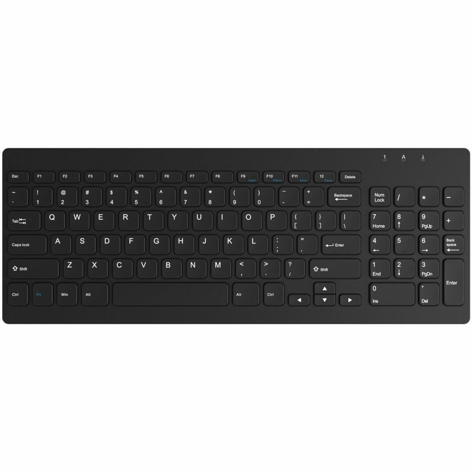 TG3 Electronics TG3 96 Key Low Profile Usb White Backlit