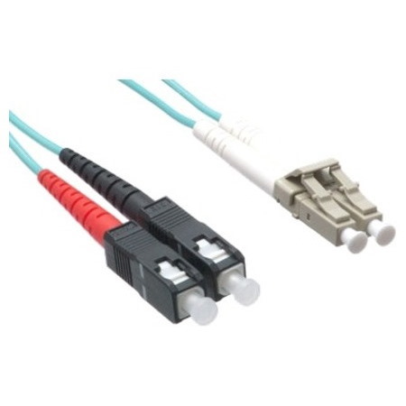 Axiom LC/SC Multimode Duplex OM4 50/125 Fiber Optic Cable 70m